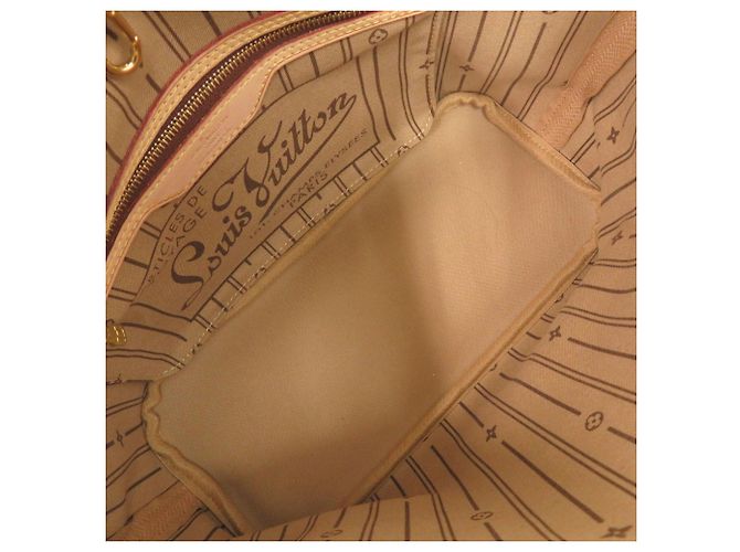 Borsa Tote Louis Vuitton Neverfull PM Monogram Beige Monogramma - vista 5