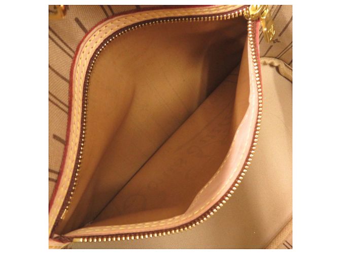 Borsa Tote Louis Vuitton Neverfull PM Monogram Beige Monogramma - vista 6