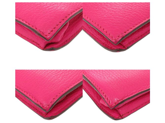 Hermès Borsa Hermes 365 Chevre Rose Shocking Rosa - vista 3