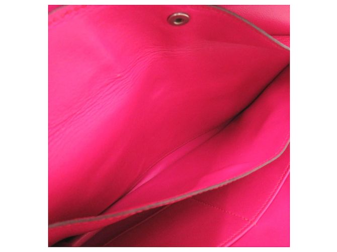 Hermès Borsa Hermes 365 Chevre Rose Shocking Rosa - vista 6