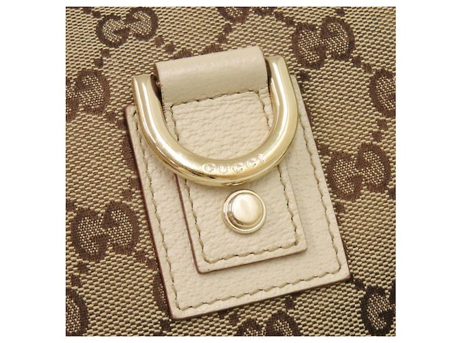 Borsa a Spalla Gucci Hobo Abbey 130738 Bianco Beige - vista 8