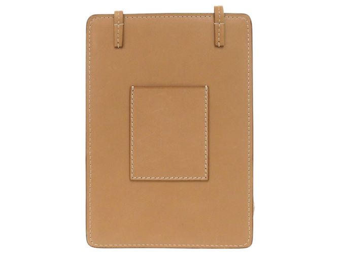 Borsa a tracolla in pelle beige Yves Saint Laurent - vista 2
