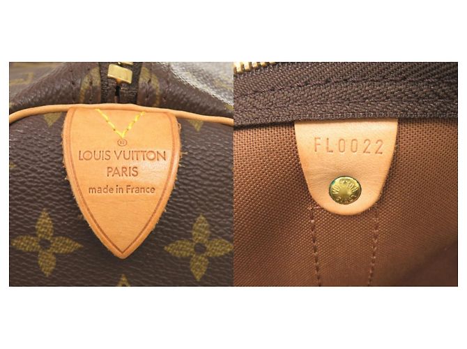 Borsa Boston Louis Vuitton Keepall 55 Monogram Marrone Monogramma - vista 10