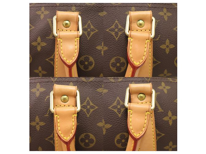 Borsa Boston Louis Vuitton Keepall 55 Monogram Marrone Monogramma - vista 7