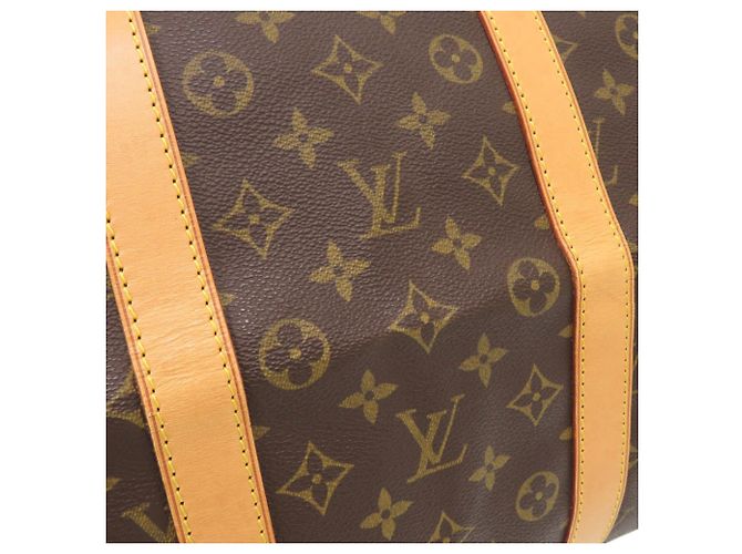 Borsa Boston Louis Vuitton Keepall 55 Monogram Marrone Monogramma - vista 8