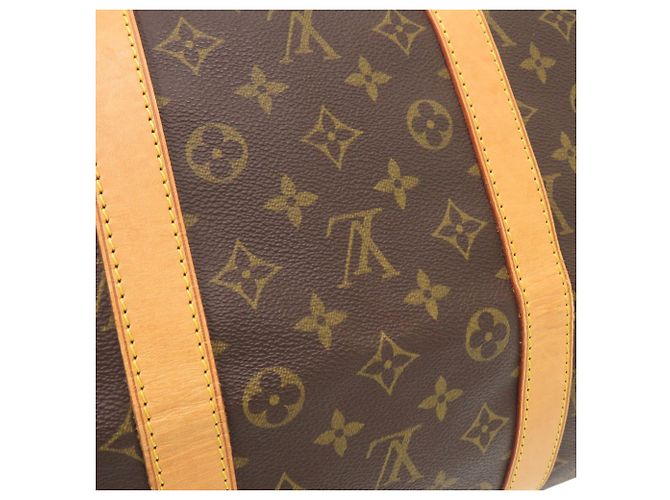 Borsa Boston Louis Vuitton Keepall 55 Monogram Marrone Monogramma - vista 9