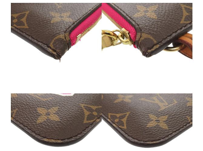 Pochette Louis Vuitton Neverfull Rosa Monograma - vista 3