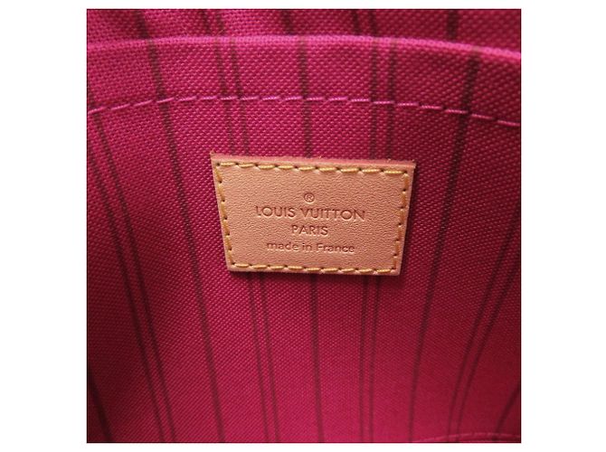 Pochette Louis Vuitton Neverfull Rosa Monograma - vista 6