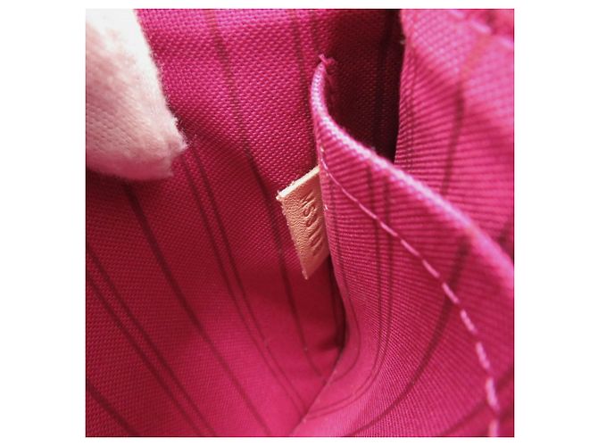Pochette Louis Vuitton Neverfull Rosa Monograma - vista 7