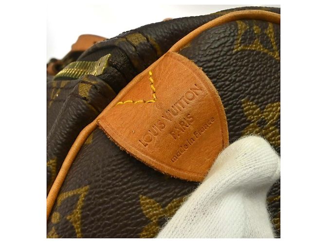 Louis Vuitton Keepall Monogram Canvas 55 Marrom - vista 4