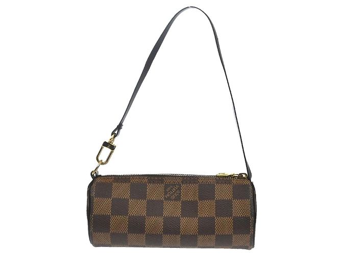 Louis Vuitton Papillon Pochette Damier Marrone - vista 2