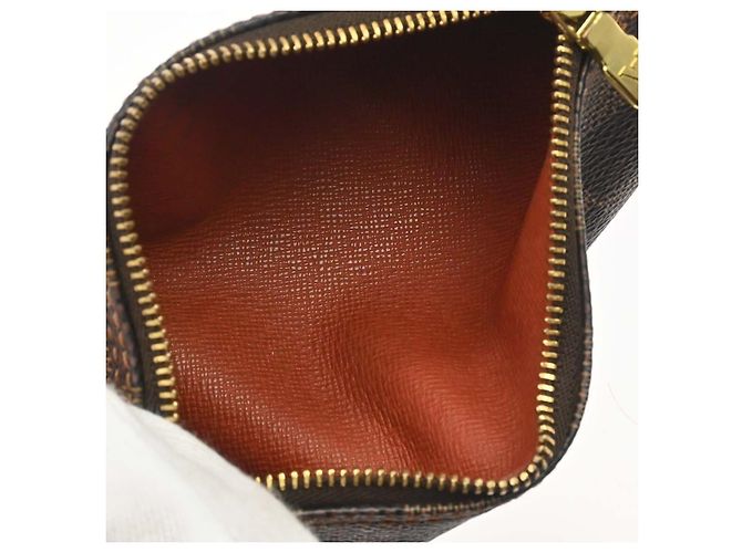 Louis Vuitton Papillon Pochette Damier Marrone - vista 3