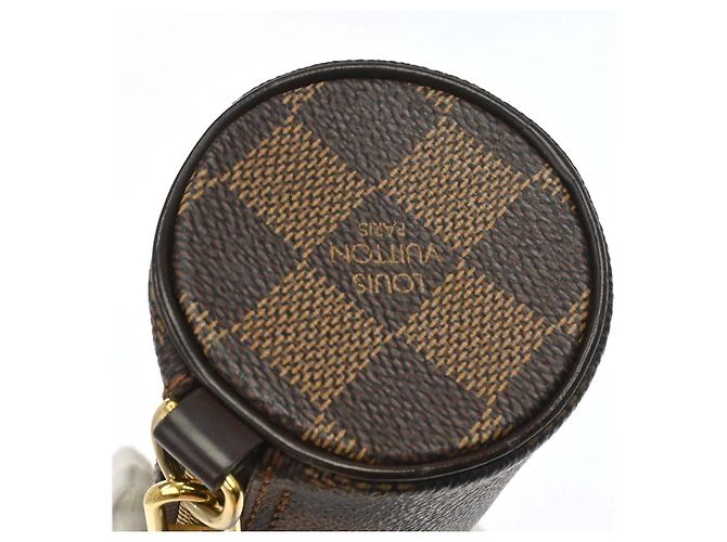 Louis Vuitton Papillon Pochette Damier Marrone - vista 5