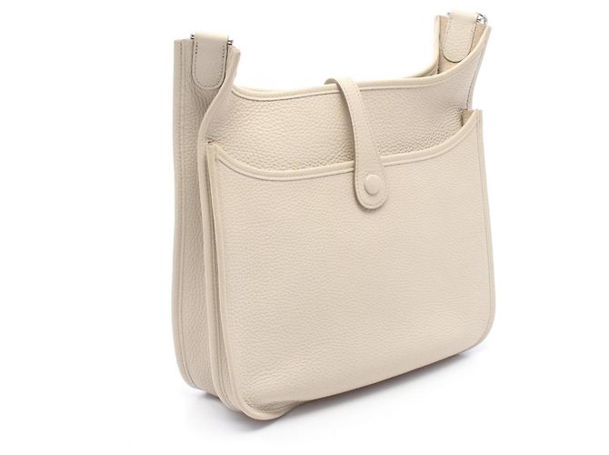 Hermès Borsa a Spalla Hermes Evelyne 3 Trois PM Beige - vista 2