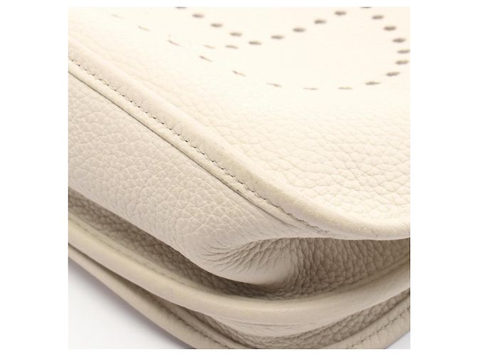 Hermès Borsa a Spalla Hermes Evelyne 3 Trois PM Beige - vista 7