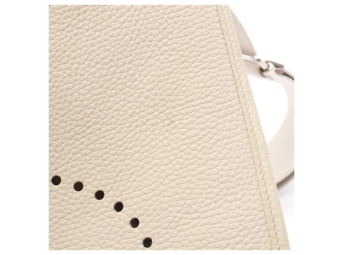 Hermès Borsa a Spalla Hermes Evelyne 3 Trois PM Beige - vista 8
