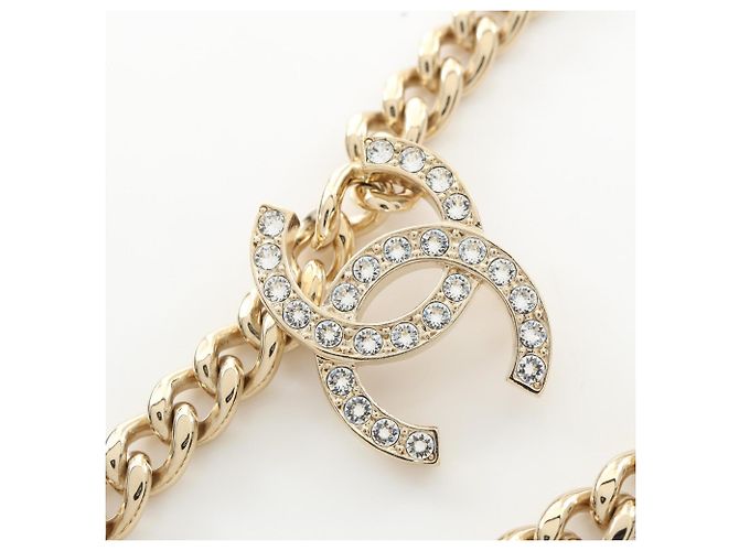 Collana Chanel Coco Mark Double Heart D'oro - vista 8