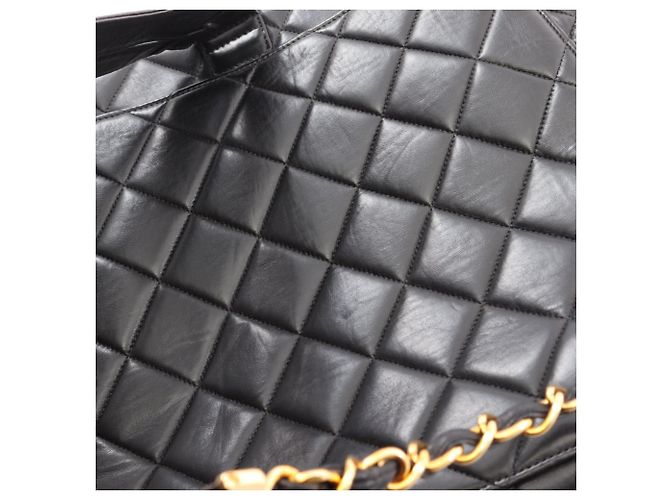 Chanel Matelassé Black Leather Backpack - view 6