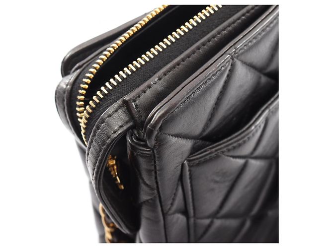 Chanel Matelassé Black Leather Backpack - view 8