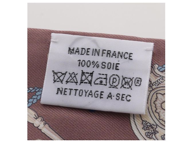 Hermès Hermes Twilly Les Cles a Pois Seidenschal Braun Mehrfarben - Ansicht 5