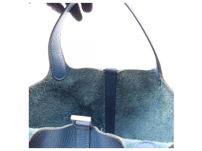 Hermès Hermes Picotin Lock PM Handtasche Blau - Ansicht 7