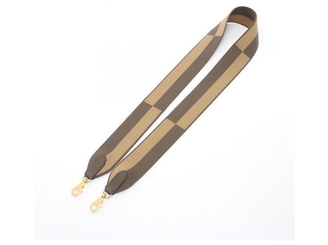 Hermès Tracolla Hermes Bandoulière Sangle Casaque D'oro Cachi - vista 2