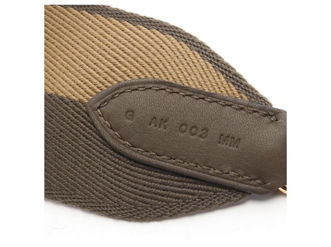 Hermès Tracolla Hermes Bandoulière Sangle Casaque D'oro Cachi - vista 5