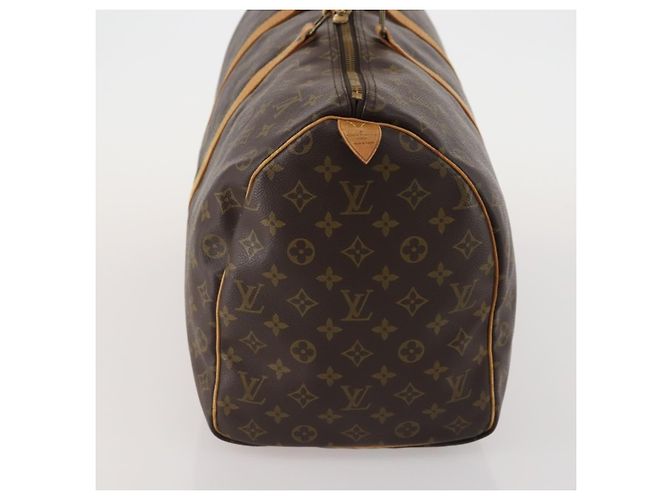 Borsa Keepall Louis Vuitton Monogram Canvas 50 Marrone - vista 4