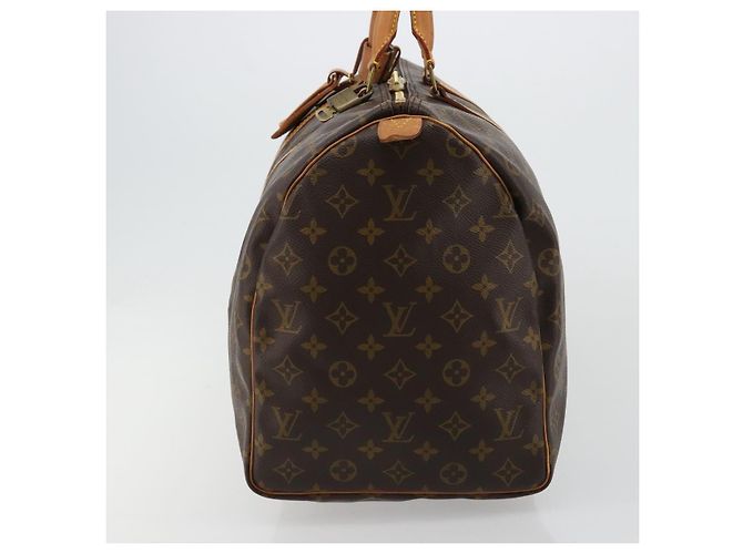 Louis Vuitton Keepall Monogram Canvas 50 Marrone - vista 3