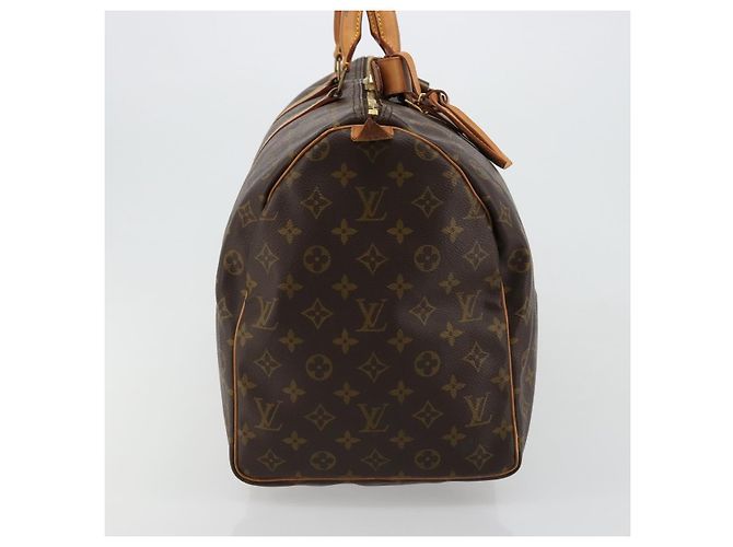 Louis Vuitton Keepall Monogram Canvas 50 Marrone - vista 4