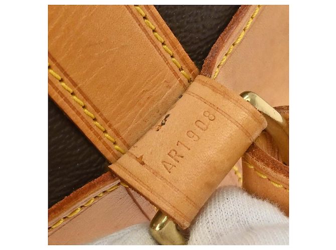 Zaino Louis Vuitton Randonnee Monogram Canvas GM Marrone - vista 5