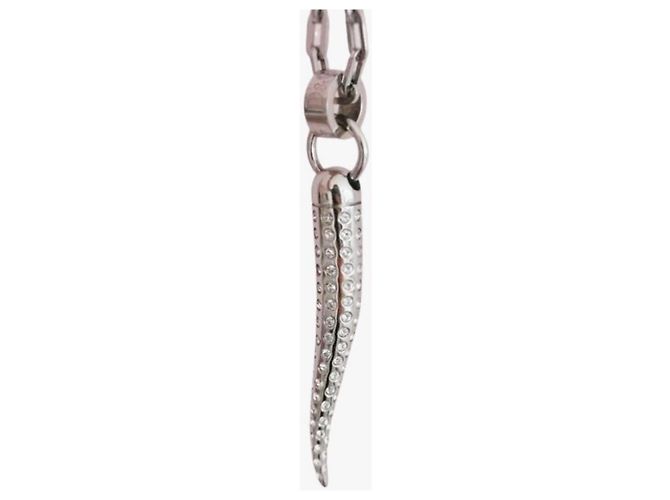 Collana Dolce & Gabbana Pendente Corno Swarovski Argento - vista 2