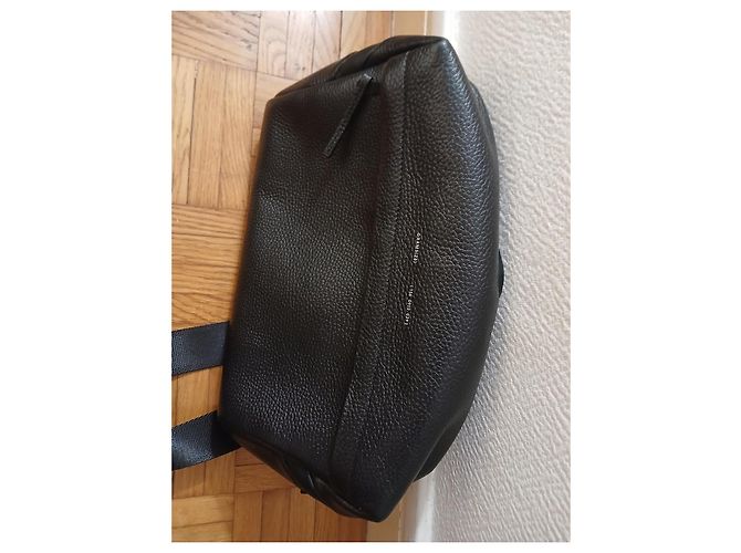 Autre Marque GRAMS Marsupio Modello 28 in pelle nera Nero - vista 2