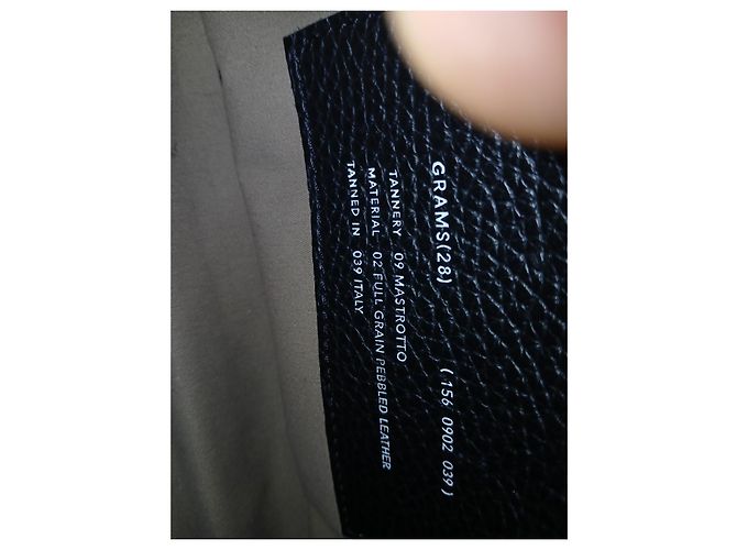 Autre Marque GRAMS Marsupio Modello 28 in pelle nera Nero - vista 4
