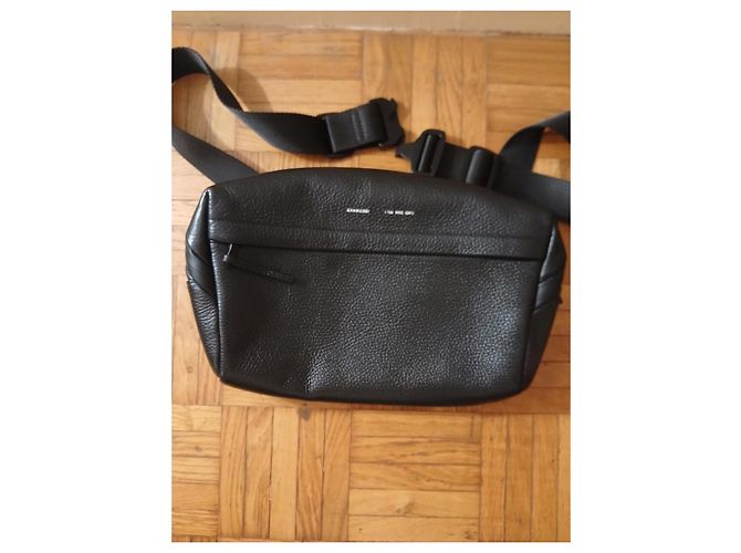 Autre Marque GRAMS Marsupio Modello 28 in pelle nera Nero - vista 7