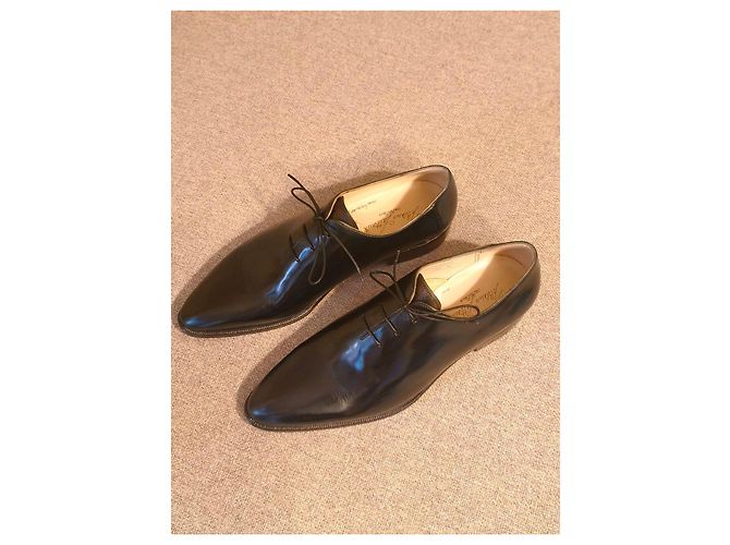 Scarpe Oxford Silvano Lattanzi Modello Voltaire Nero - vista 3