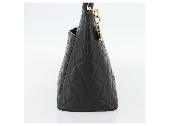 Chanel Matelassé Lambskin leather 25 Nero - vista 3