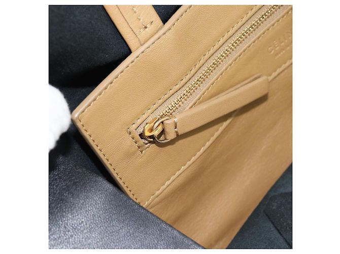 Céline CELINE Tote Bag Leder Schwarz Auth 183811 - Ansicht 21