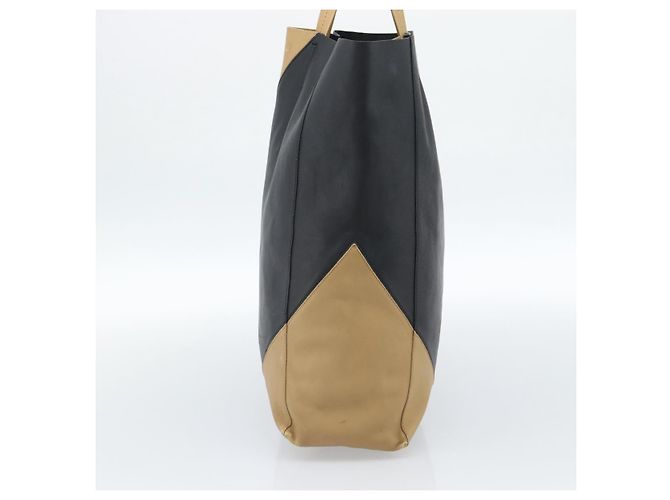 Céline CELINE Tote Bag Leder Schwarz Auth 183811 - Ansicht 4