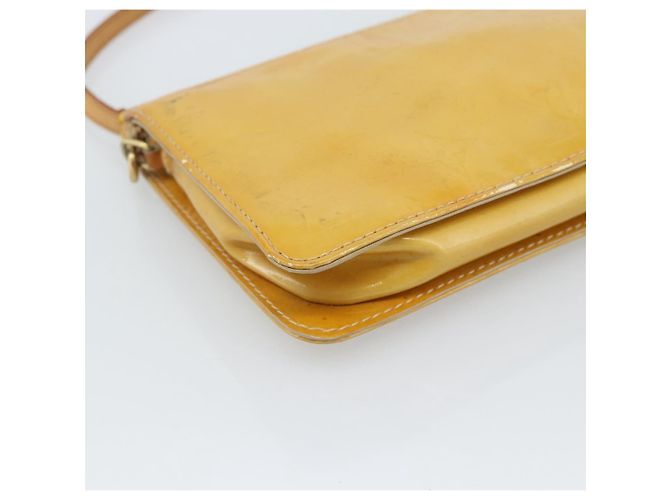 LOUIS VUITTON Monogram Vernis Lexington Pouch Beige M91010 LV Auth 183875 - vista 15