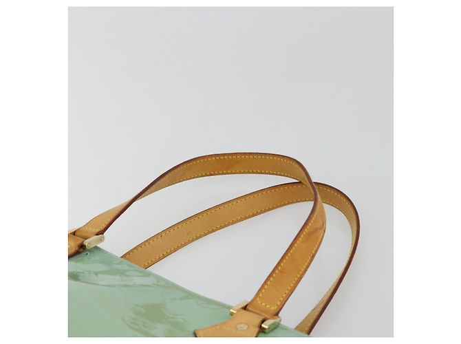 LOUIS VUITTON Borsa Monogram Vernis Houston Baby Blue M91005 LV Auth 184172 Blu chiaro - vista 14