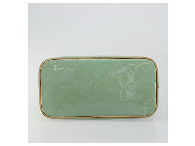 LOUIS VUITTON Borsa Monogram Vernis Houston Baby Blue M91005 LV Auth 184172 Blu chiaro - vista 6