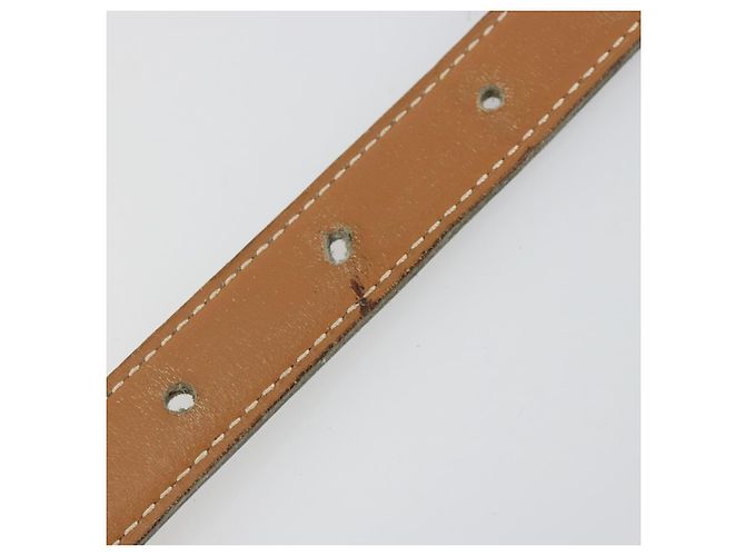 Hermès HERMES Constance Mini Belt Leather Beige Gold Auth 180888 D'oro - vista 10