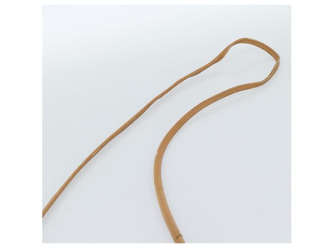 Céline Borsa a Spalla CELINE in Tela Macadam PVC Beige Oro Auth 183000A D'oro - vista 8