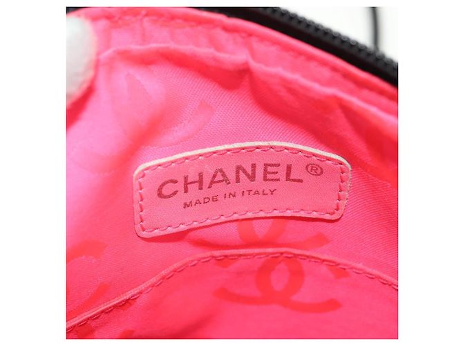 CHANEL Cambon Line Shoulder Bag Pelle Nera Argento CC Auth ka4610V Nero - vista 20