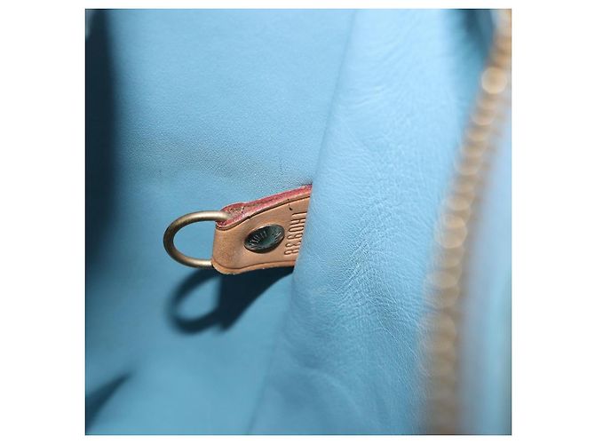 LOUIS VUITTON Borsa Monogram Vernis Houston Baby Blue M91005 LV Auth gh2092 Blu chiaro - vista 12