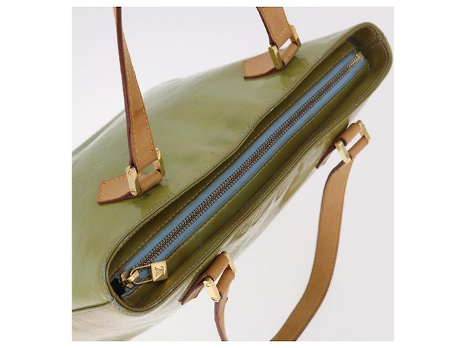 LOUIS VUITTON Borsa Monogram Vernis Houston Baby Blue M91005 LV Auth gh2092 Blu chiaro - vista 6