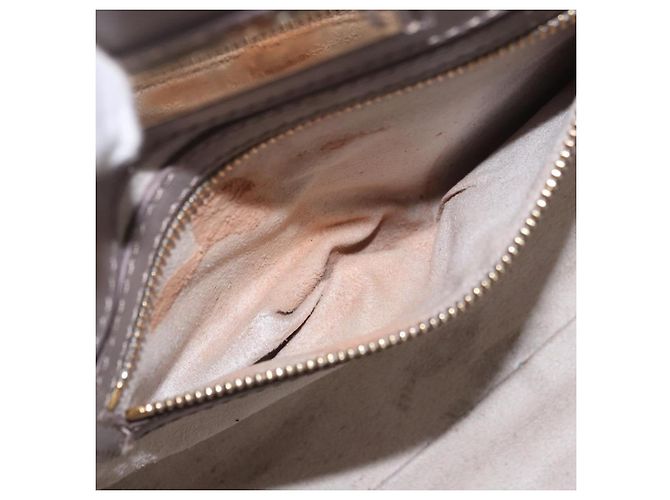 Borsa Jimmy Choo in pelle 2way Grigio Oro Auth bs35431 Marrone D'oro - vista 11