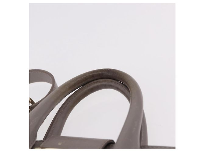 Borsa Jimmy Choo in pelle 2way Grigio Oro Auth bs35431 Marrone D'oro - vista 8