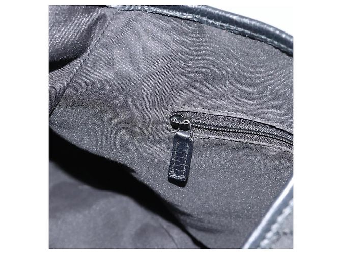 Sac cabas GUCCI GG Canvas Abbey Black Silver 293578 Auth 183995V Noir Argenté - vue 20